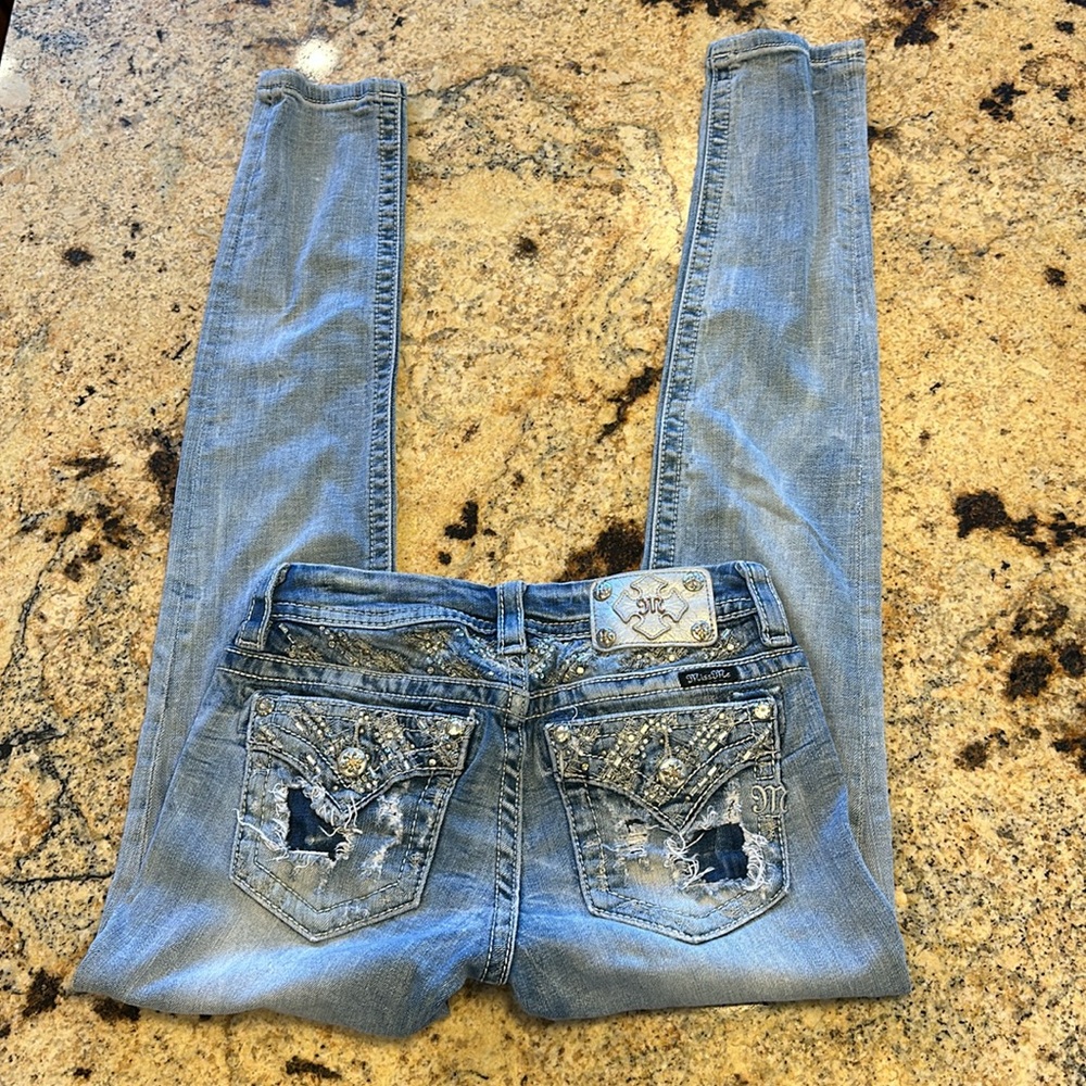 Miss Me Signature Skinny Embellished Jeans - Picture 2 of 7